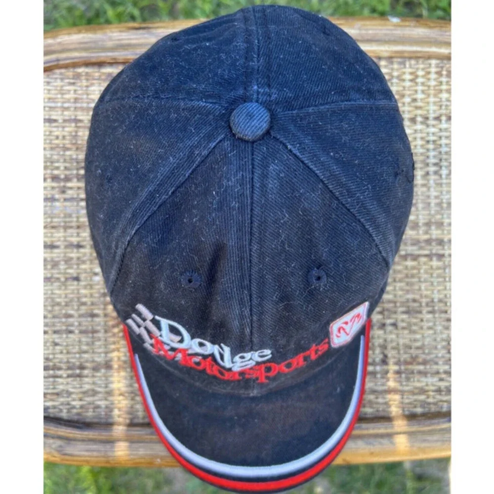 Y2K Dodge Motorsports Car Trucks Truck Black Hat‎ Headwear 2000s